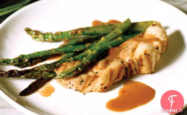 Bar Rayé Grillé au Cognac