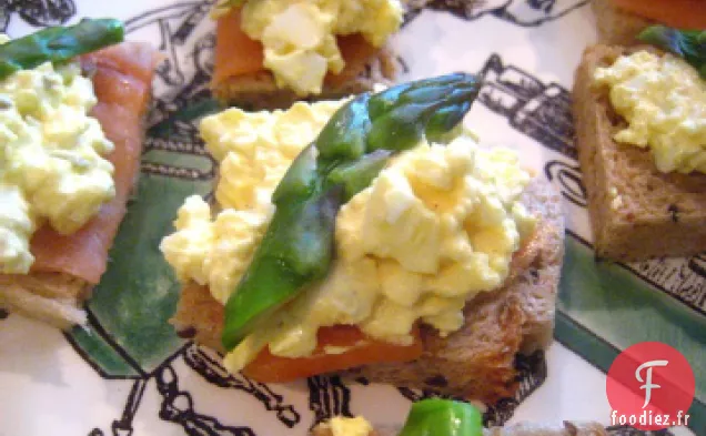 Asperges Marmonnées au Saumon Citronné