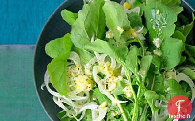 Salade de Roquette, Fenouil et Citron Confit