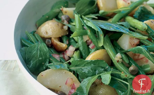 Salade de Roquette Aux Pommes de Terre et Haricots Verts