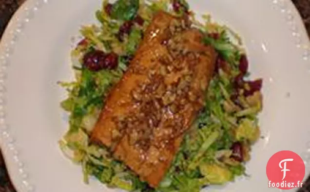 Saumon à la Cassonade et Glaçage au Bourbon