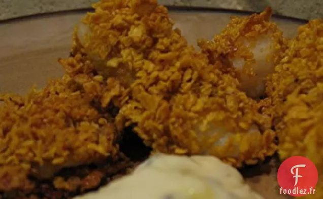 Bâtonnets De Poisson Cuits Au Four Avec Sauce Tartare Facile (Adapté Aux Enfants)