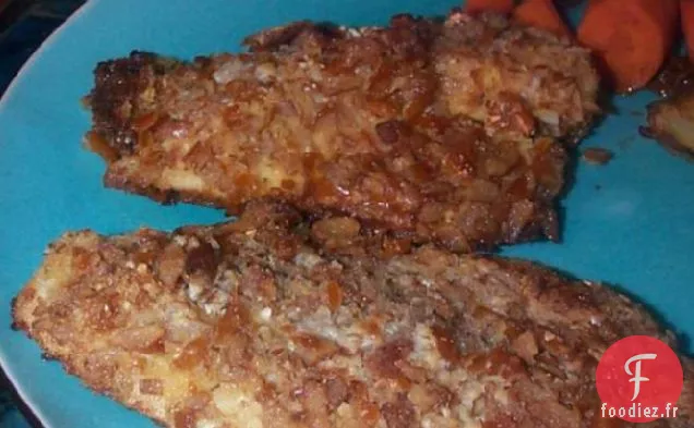 Flétan incroyable Enrobé de Bretzels