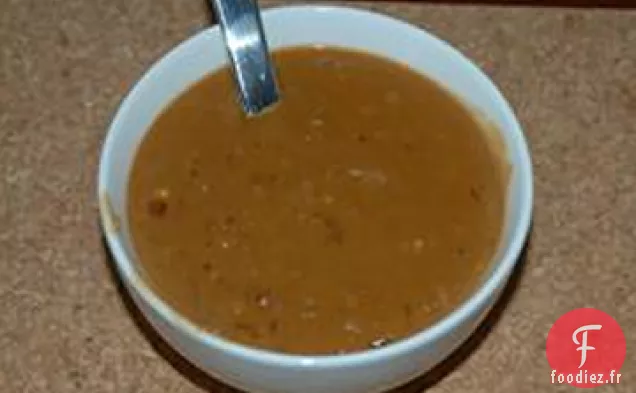 Sauce aux Arachides et au Tamarin