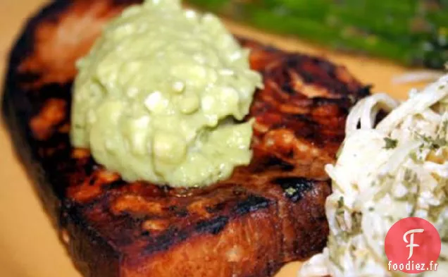 Espadon De Soja Au Citron Avec Beurre D'Avocat