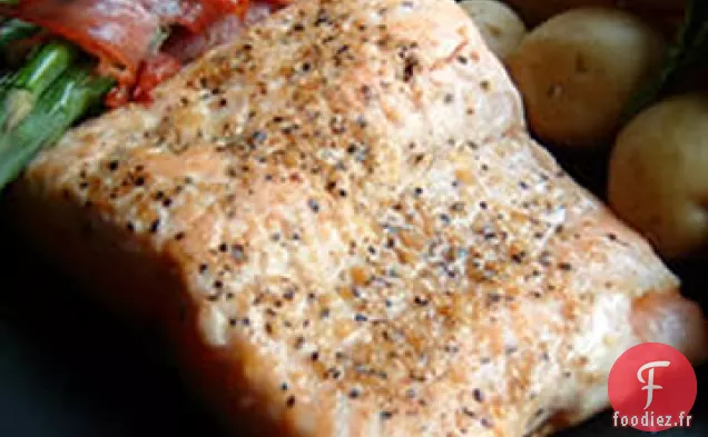 Saumon au Citron Et à l'Ail