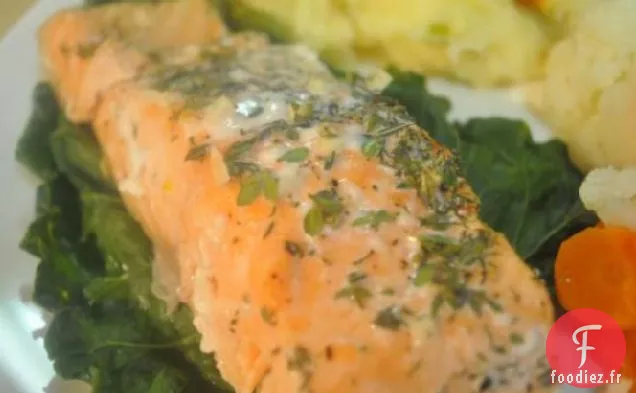 Saumon aux Herbes Citronnées