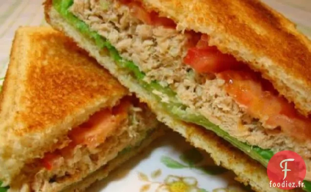 Le Sandwich à la Salade de Saumon Simple et Délicieux de Kittencal