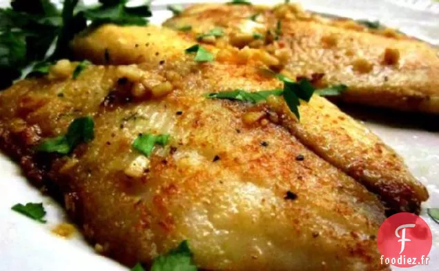 Tilapia poêlé de Sandra Lee