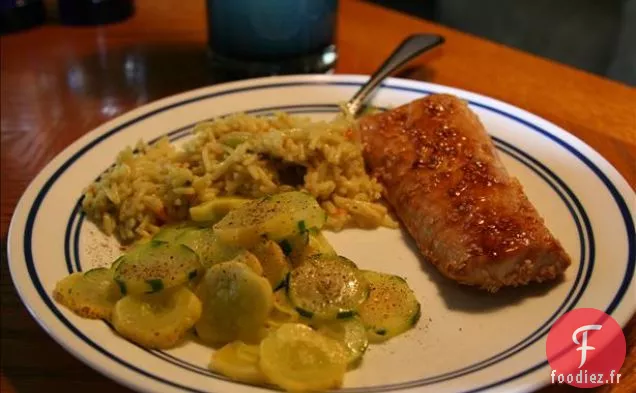 Saumon au Beurre de Coriandre et Légumes en Parchemin