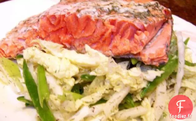 Saumon Sexy et Salade de Chou Impertinente