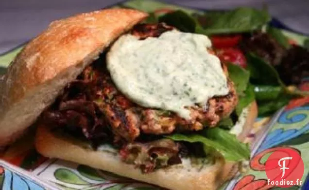 Burgers de Saumon Frais avec Mayonnaise à l'Estragon