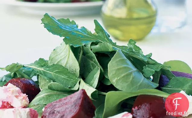Salade de Roquette Marocaine Aux Betteraves et Salata à la Ricotta