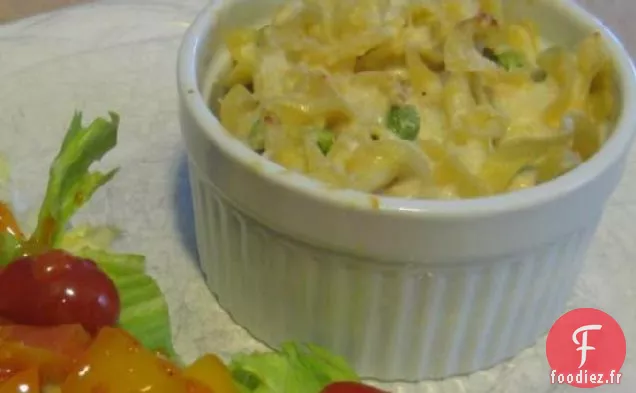 Casserole de Nouilles au Thon de Dijon Réduite En Gras