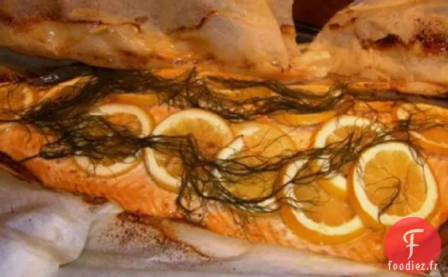 Saumon en Papier Parchemin