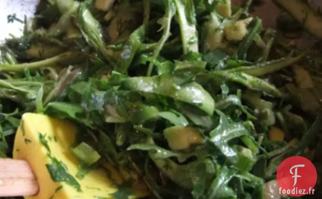Salade De Quinoa Avec Roquette, Asperges Et Avocat