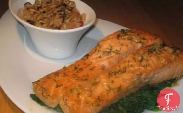 Saumon de l'Oncle Bill Mariné au Sirop d'Érable et Sauce Soya