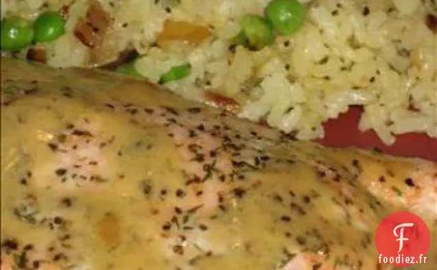 Saumon Au Rhum Vanille Au Curry - Sauce Au Beurre