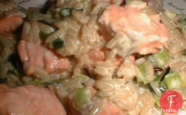 Saumon au Curry Doux et Riz (tout-en-un)