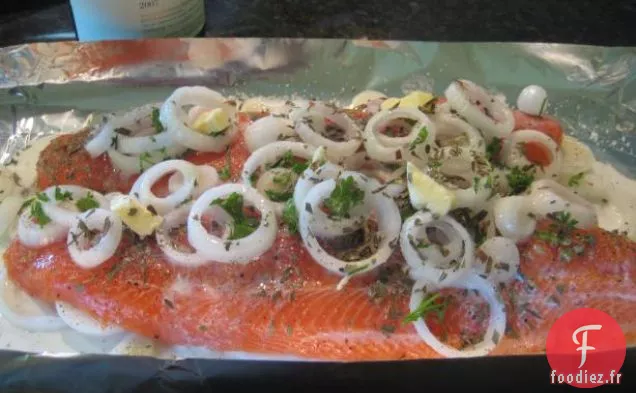 Truite Arc-En-Ciel Au Vin Et À l'Estragon