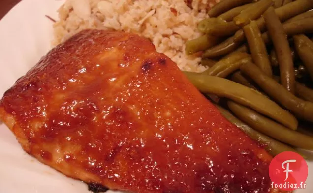 Saumon au Sésame Et au Gingembre au Four