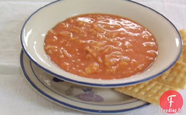Bisque de Saumon Faible en Gras