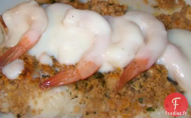 Goberge Farcie À La Sauce Aux Crevettes