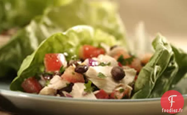 Wraps de Salade de Thon et Haricots Noirs