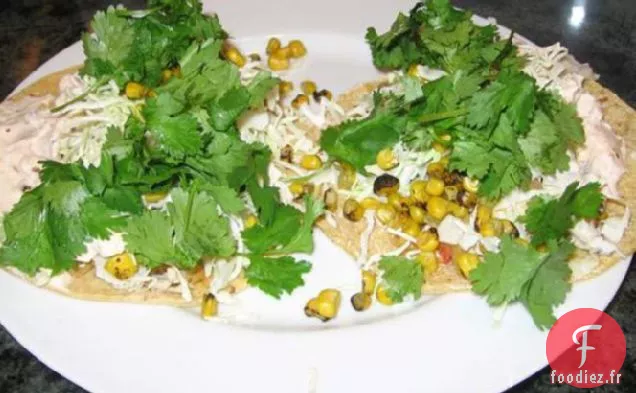 Tacos De Poisson Sains À La Crème Chipotle