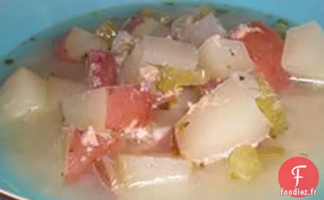 Soupe au Saumon Au Citron