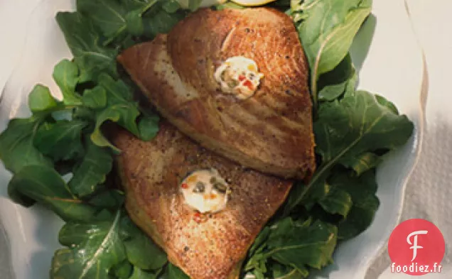 Steaks de Thon Poêlés au Beurre de Câpres