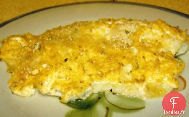 Tilapia Cuit Au Four Avec Croûte De Parmesan À La Crème Sure