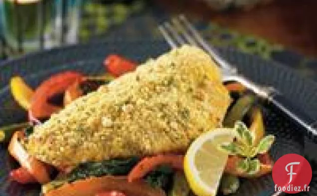 Poisson-Chat à la Semoule de Maïs En Croûte d'Arachides