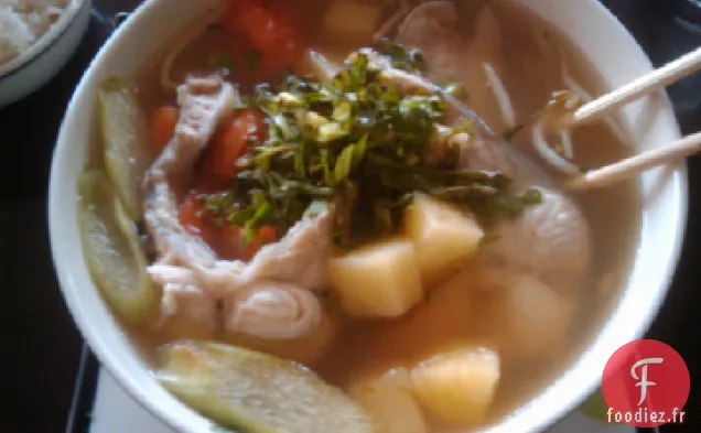 Soupe de Poisson-Chat Aigre-Chaude