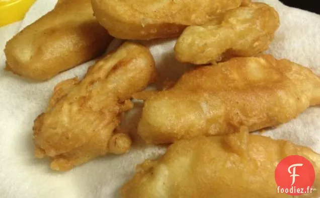 Poisson Frit à la Pâte Croquante (Sans Bière)