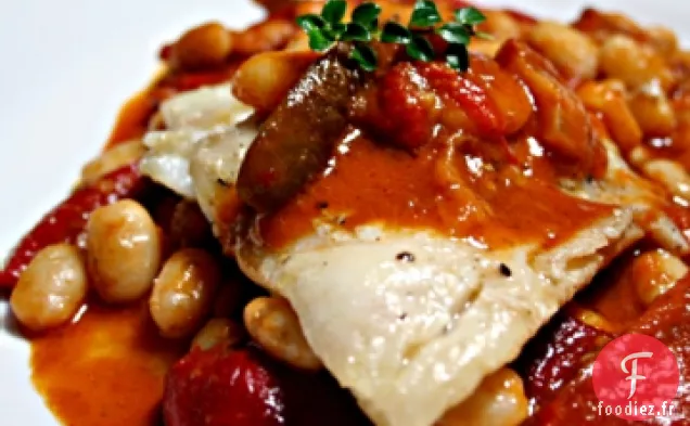 Filet de Morue au Ragoût de Légumes Rôtis