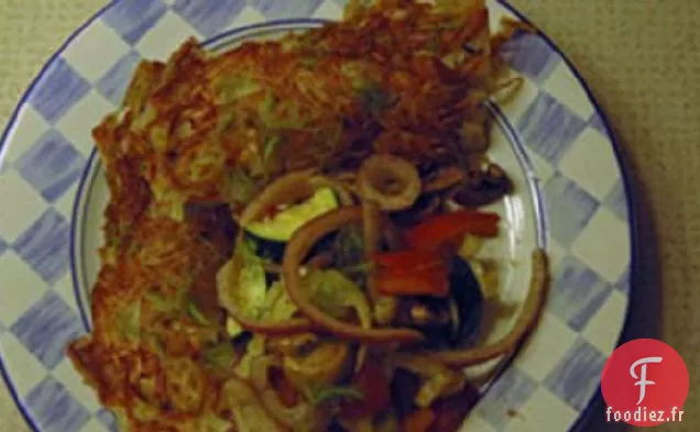 Filets De Poisson En Croûte De Pommes De Terre Et Romarin