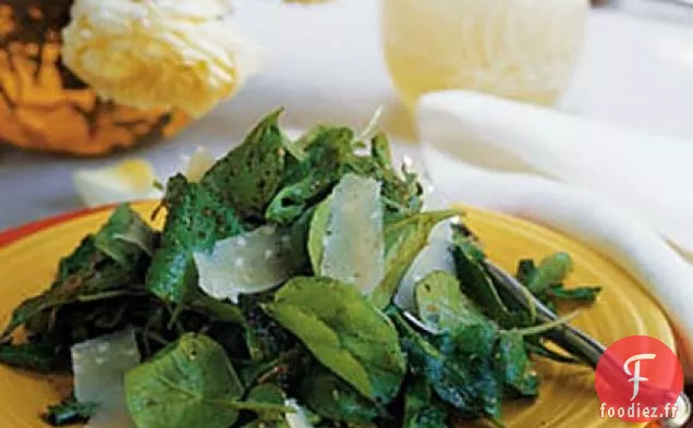 Salade de Roquette et Parmesan Râpé