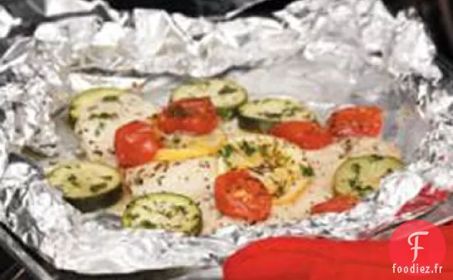 Paquets de Courgettes à la Plie