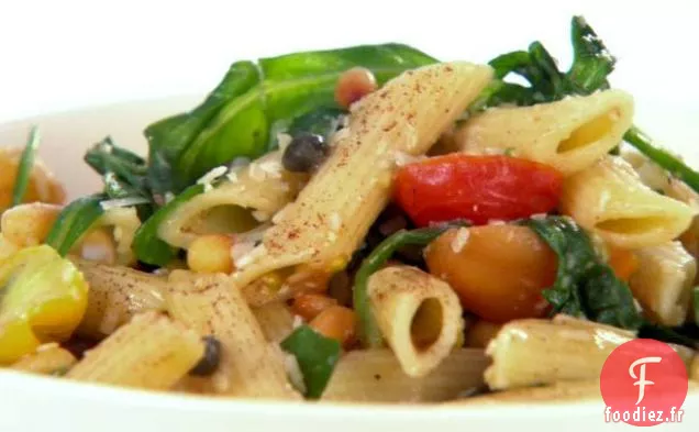 Penne au Beurre Brun, Roquette et Pignons de Pin