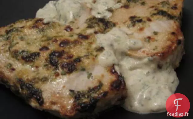 Flétan Grillé À La Crème De Coriandre