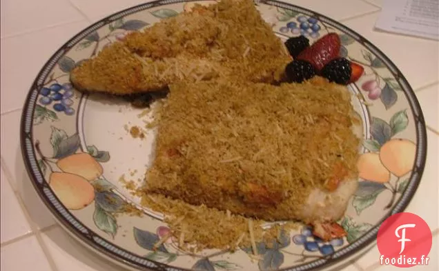 Flétan Grillé Avec Croûte De Citron Et D'Herbes