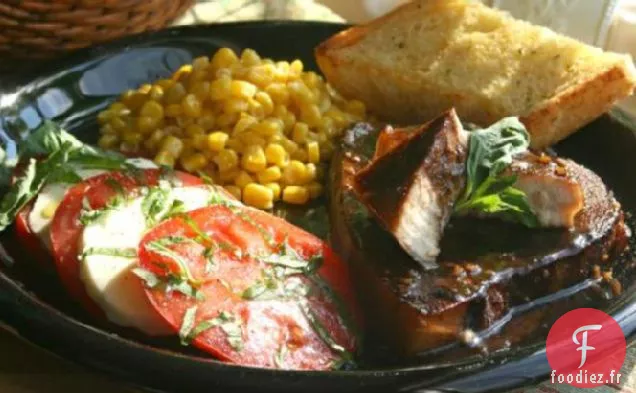 Flétan Avec Glaçage Balsamique