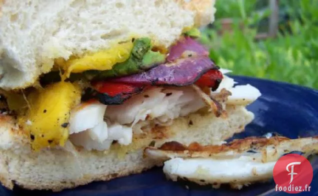 Sandwich au Flétan Grillé