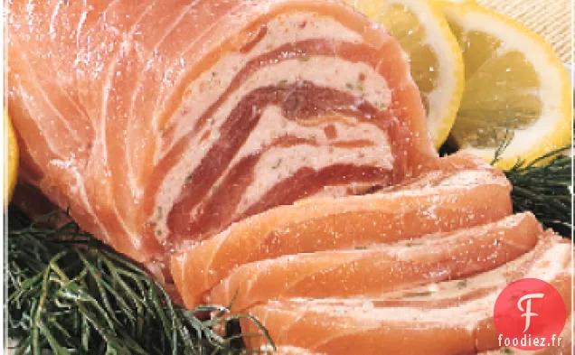 Terrine de Flétan d'Alaska et de Saumon Gefilte d'Ellyn Goodrich (Pareve)