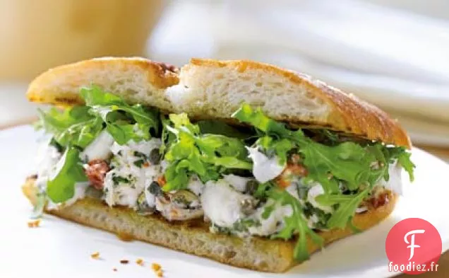 Sandwichs au Flétan Méditerranéen