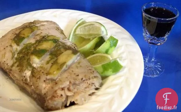 Rôti de Flétan À la Liqueur de Tequila et au Citron Vert
