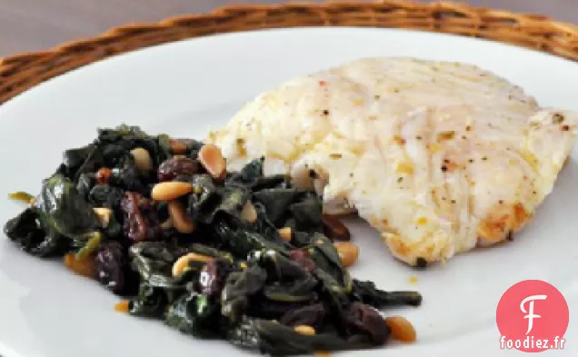 Flétan Mariné Au Citron