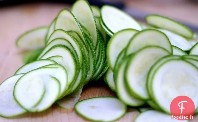 Salade de Carpaccio de Courgettes