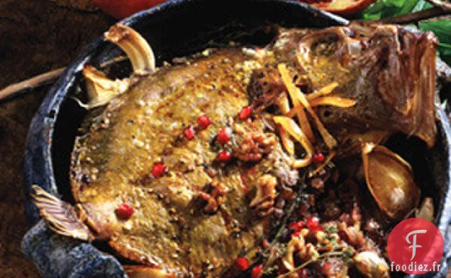 Poisson Farci à la Sauce à la Grenade (Mahi-ye tu por ba anar) Recette
